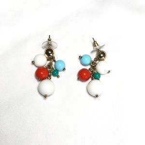 Beaded dangle earrings